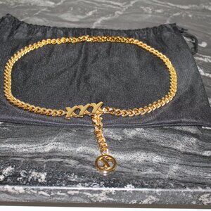 Paloma Picasso Vintage Gold Chain Belt
